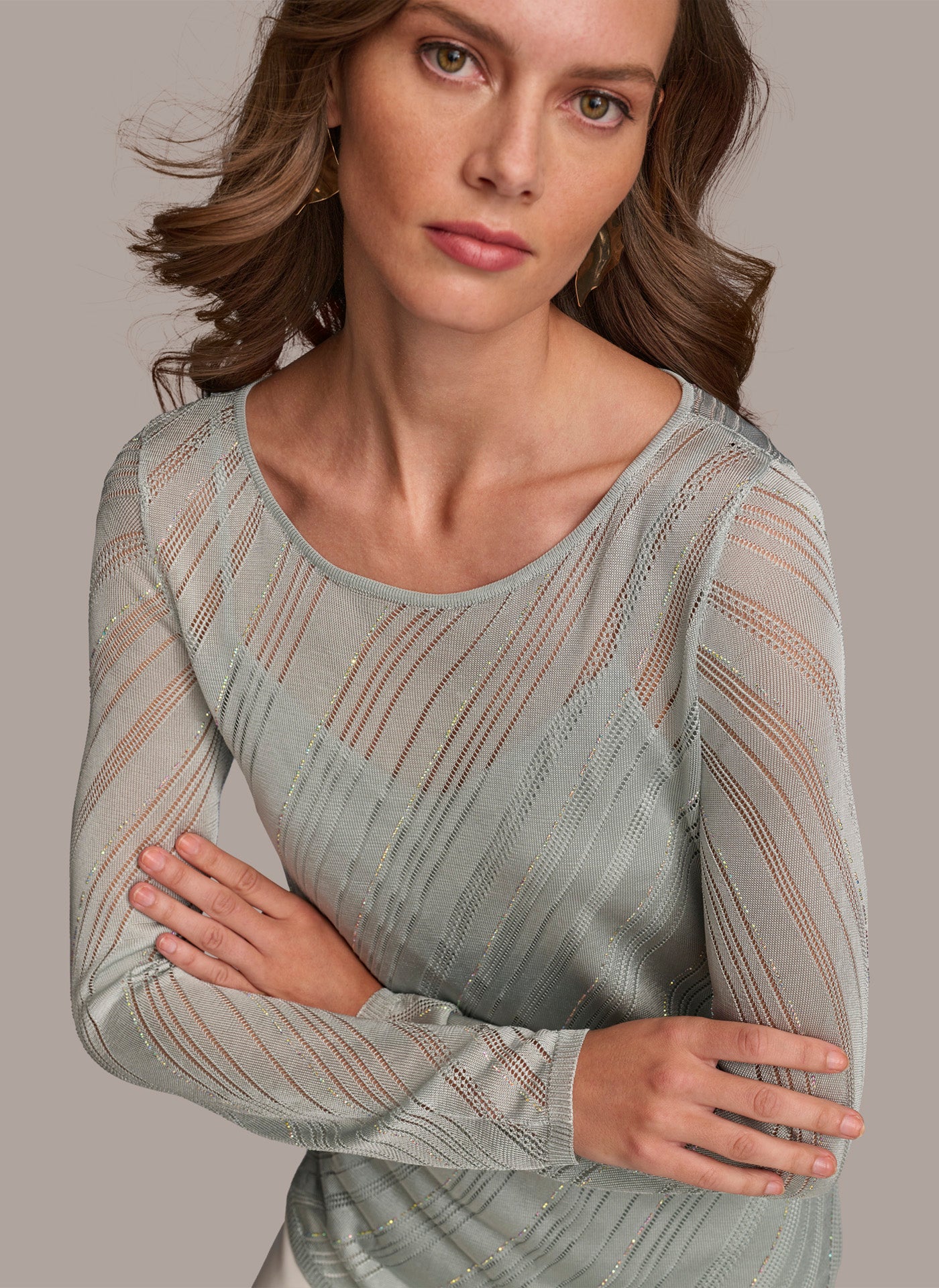 (image for) INGENIOUS ASYMMETRICAL HEM DIAGONAL SHIMMER